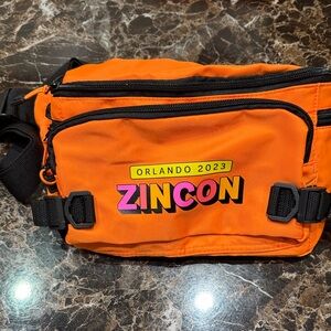Zumba convention Orange waist Bag